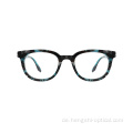 Blaue Lichtacetatrahmen optische Brille